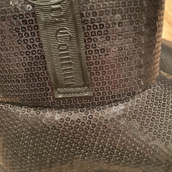 Juicy Couture Black Sparkly "Uggs" Boot Women's Size 6 - Picture 6 of 8